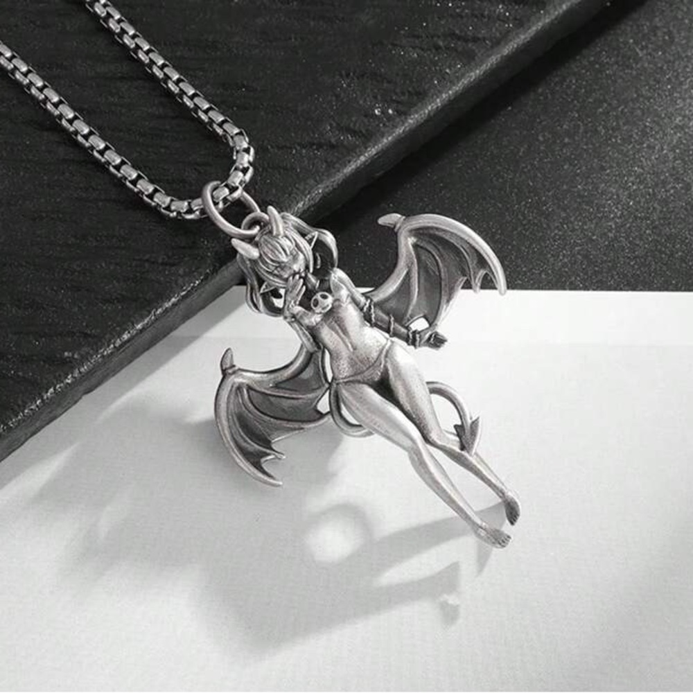 Cute 3D anime girl pendant !🫣✨